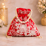 Potli Bag for Women Designer Potli Clutch Red