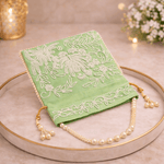 Potli Bag for Women Embroidered Potli Bag Green