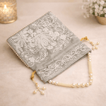 Potli Bag for Women Bridal Potli Handbag Gray