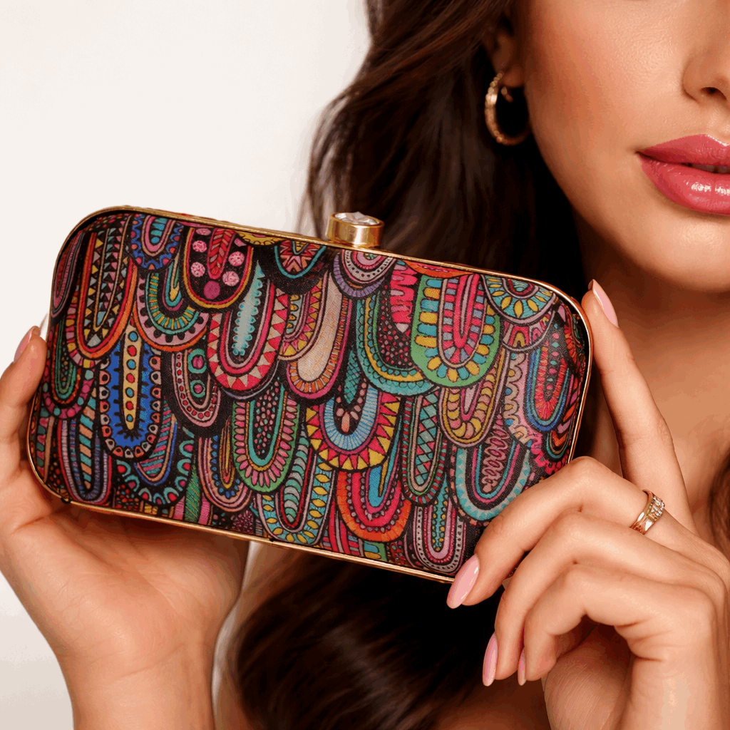 Feather Evening Bag Clutch for Women Wedding Party