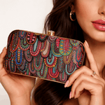 Feather Evening Bag Clutch for Women Wedding Party