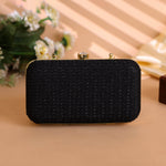 Sparkling Glitter Evening Bag Clutch for Women Black