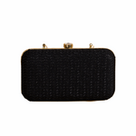 Sparkling Glitter Evening Bag Clutch for Women Black
