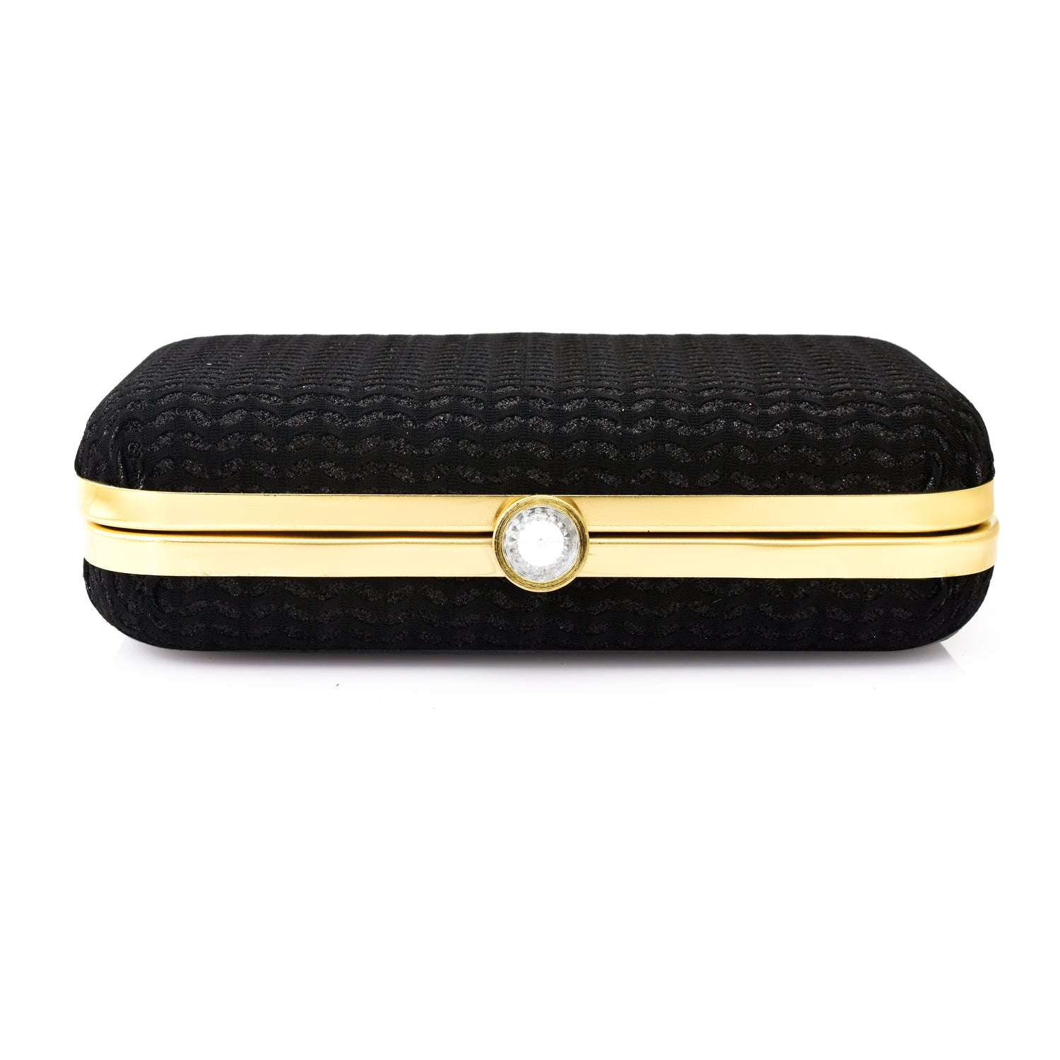 Sparkling Glitter Evening Bag Clutch for Women Black