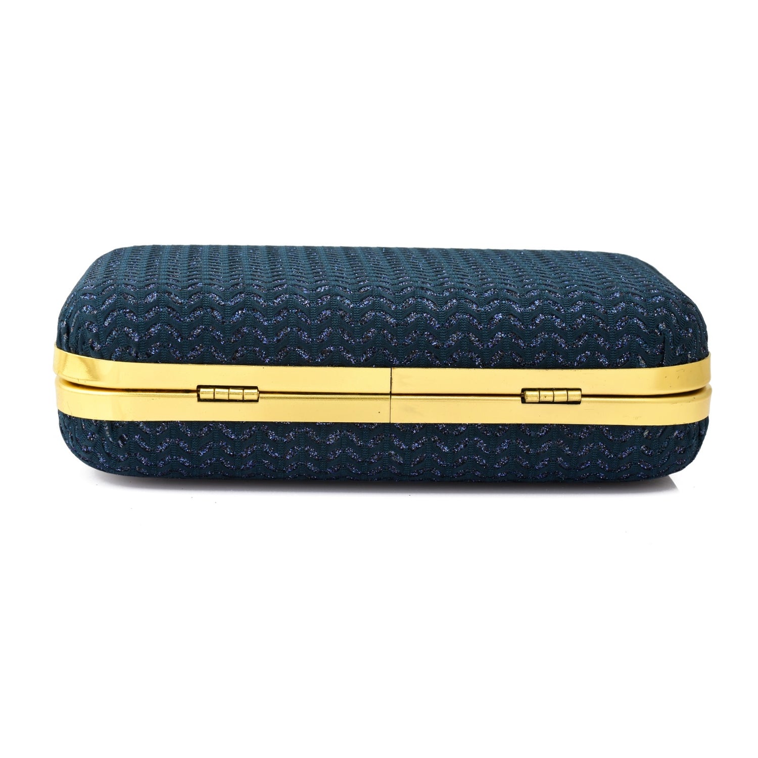 Sparkling Party Clutch Bag for Women Navy Blue