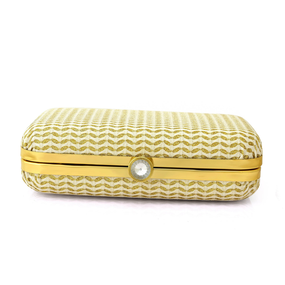 Sparkling Evening Clutch Bag for Women White