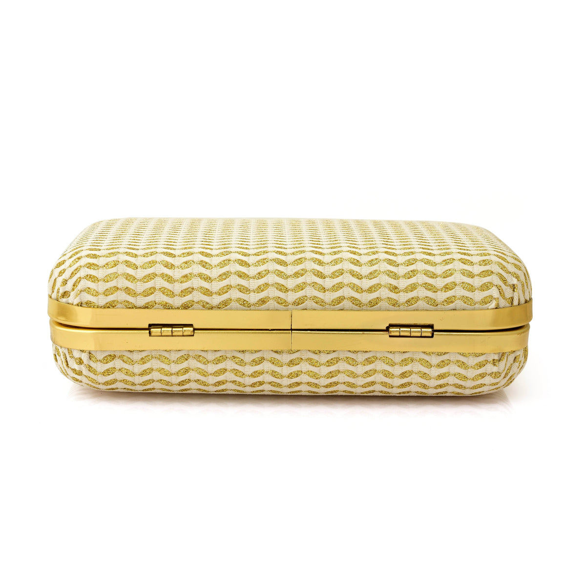 Sparkling Evening Clutch Bag for Women White