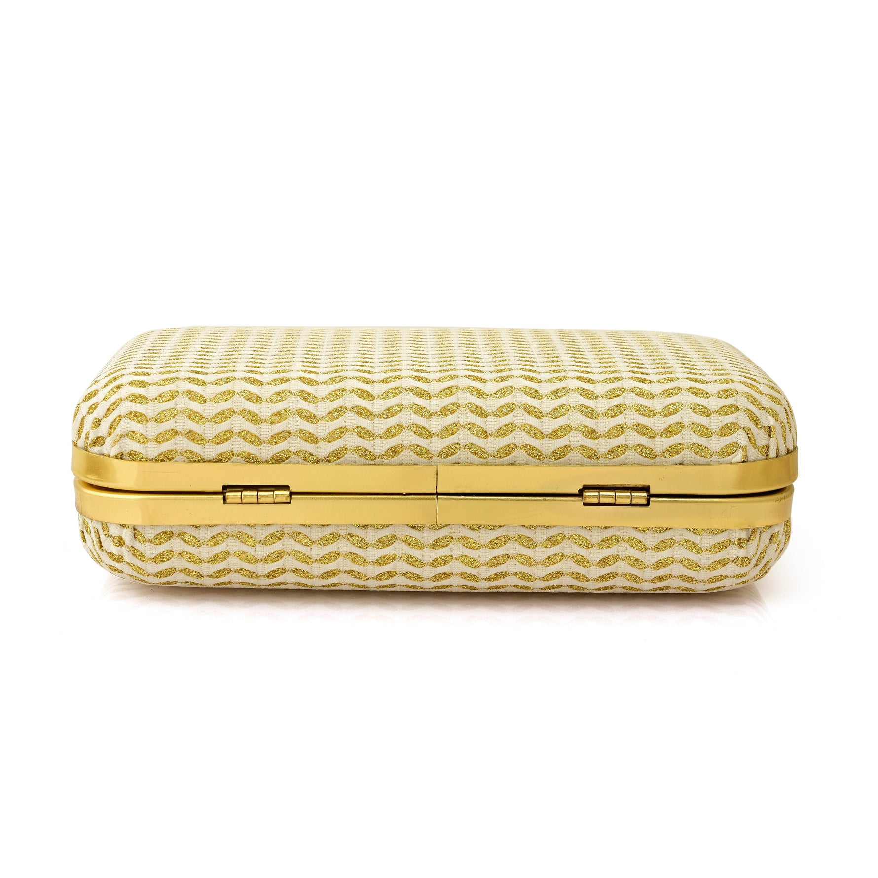 Sparkling Evening Clutch Bag for Women White