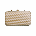 Sparkling Evening Clutch Bag for Women White
