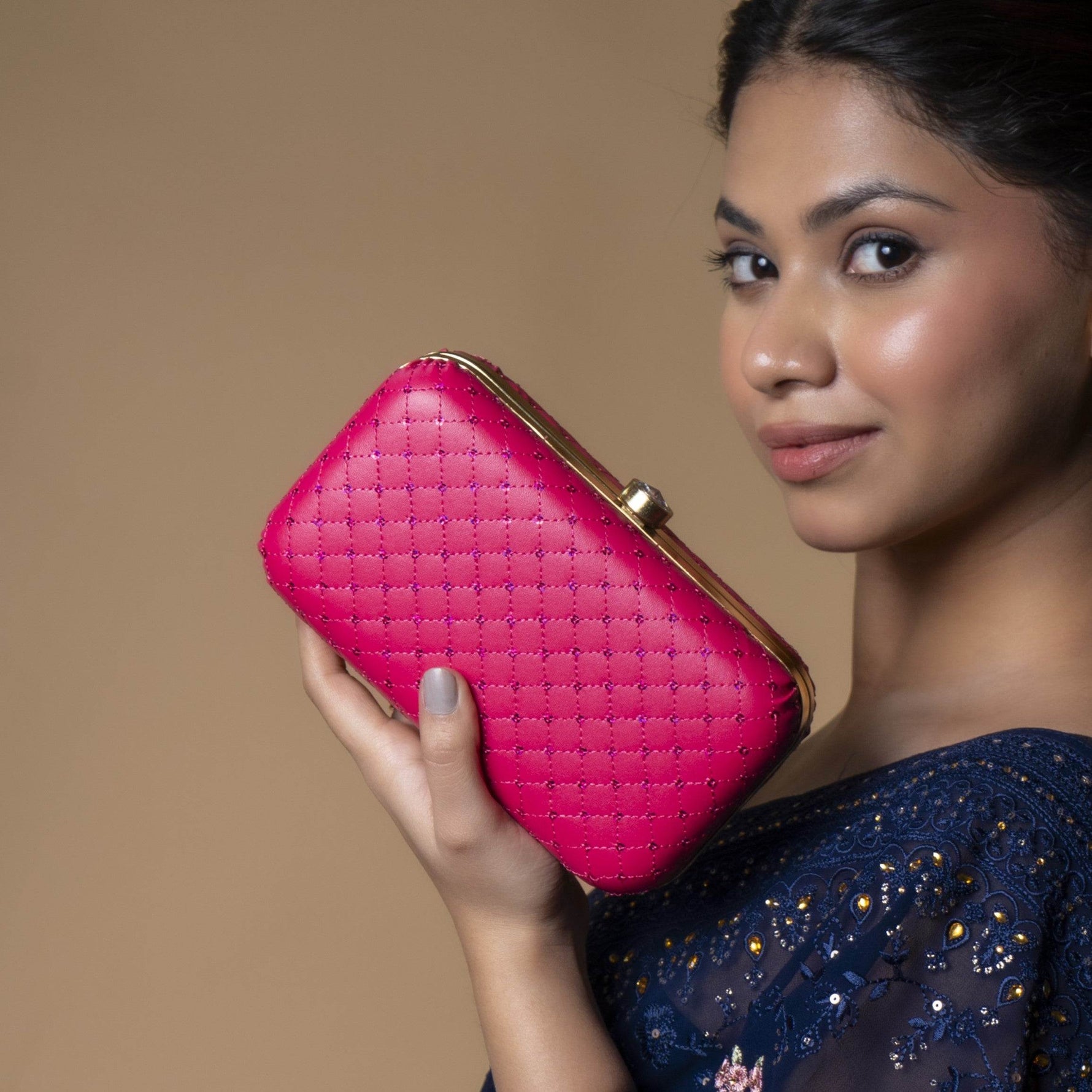 Sequins Designer Clutch Bag for Women