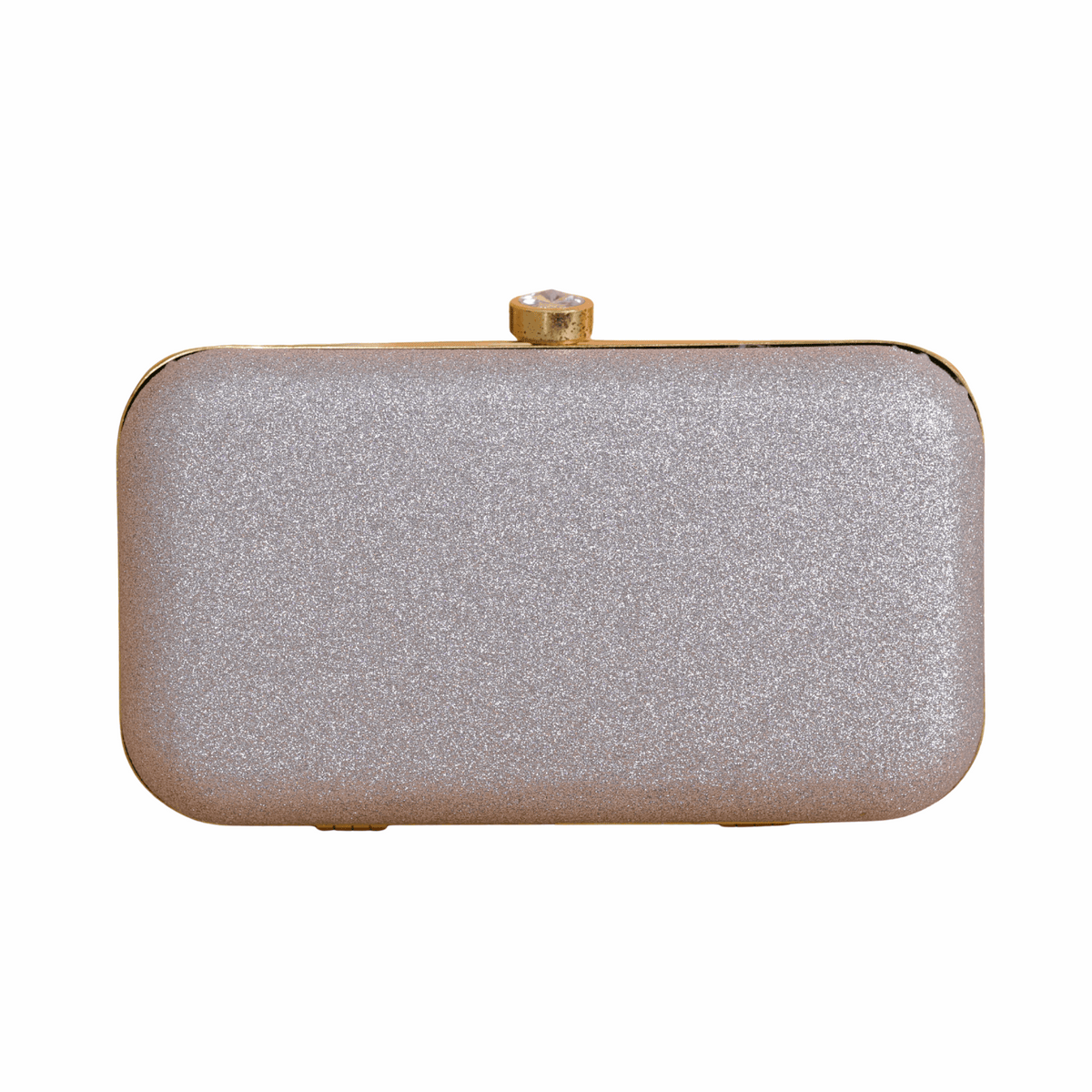 Formal Wedding Clutch Bag for Women Silver