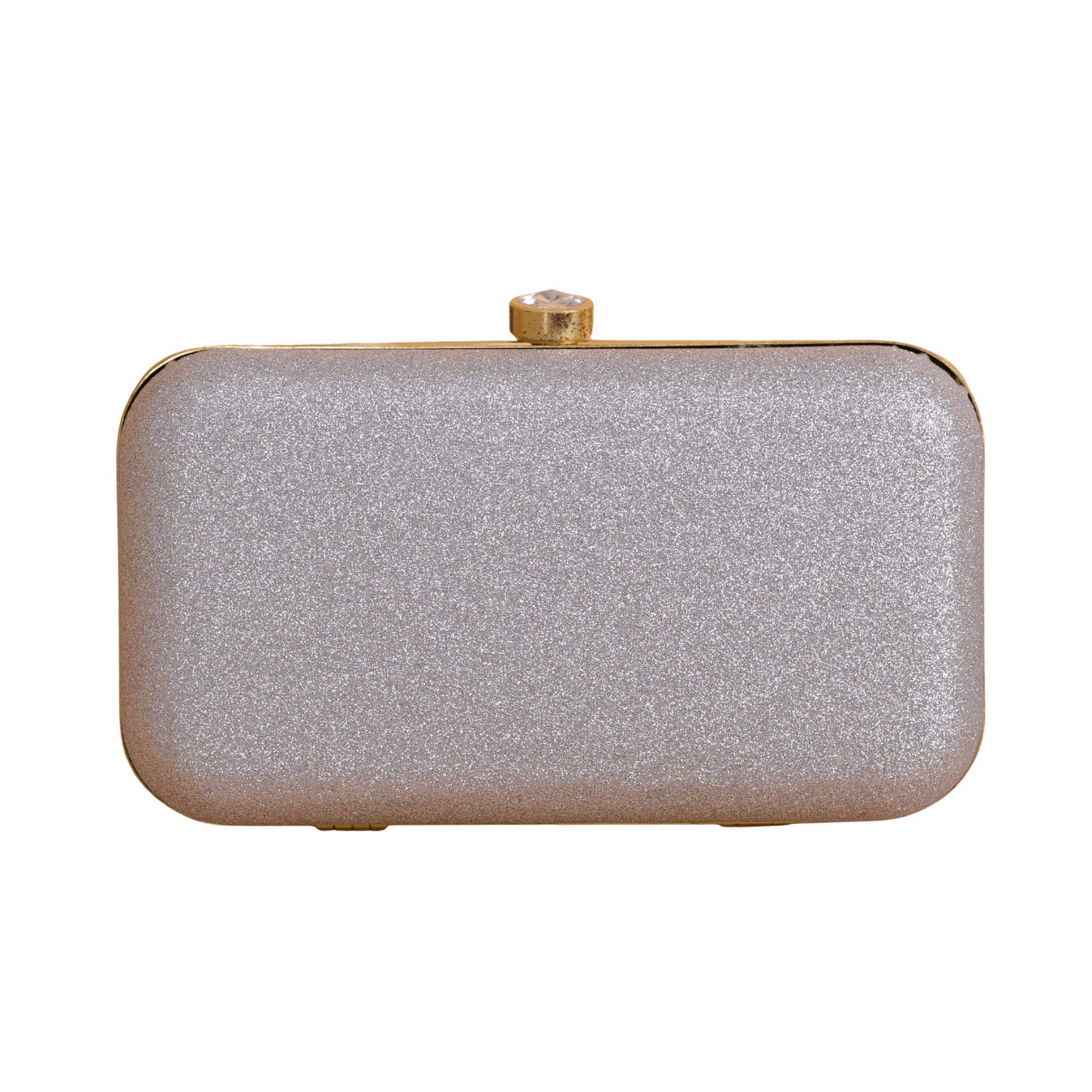 Formal Wedding Clutch Bag for Women Silver