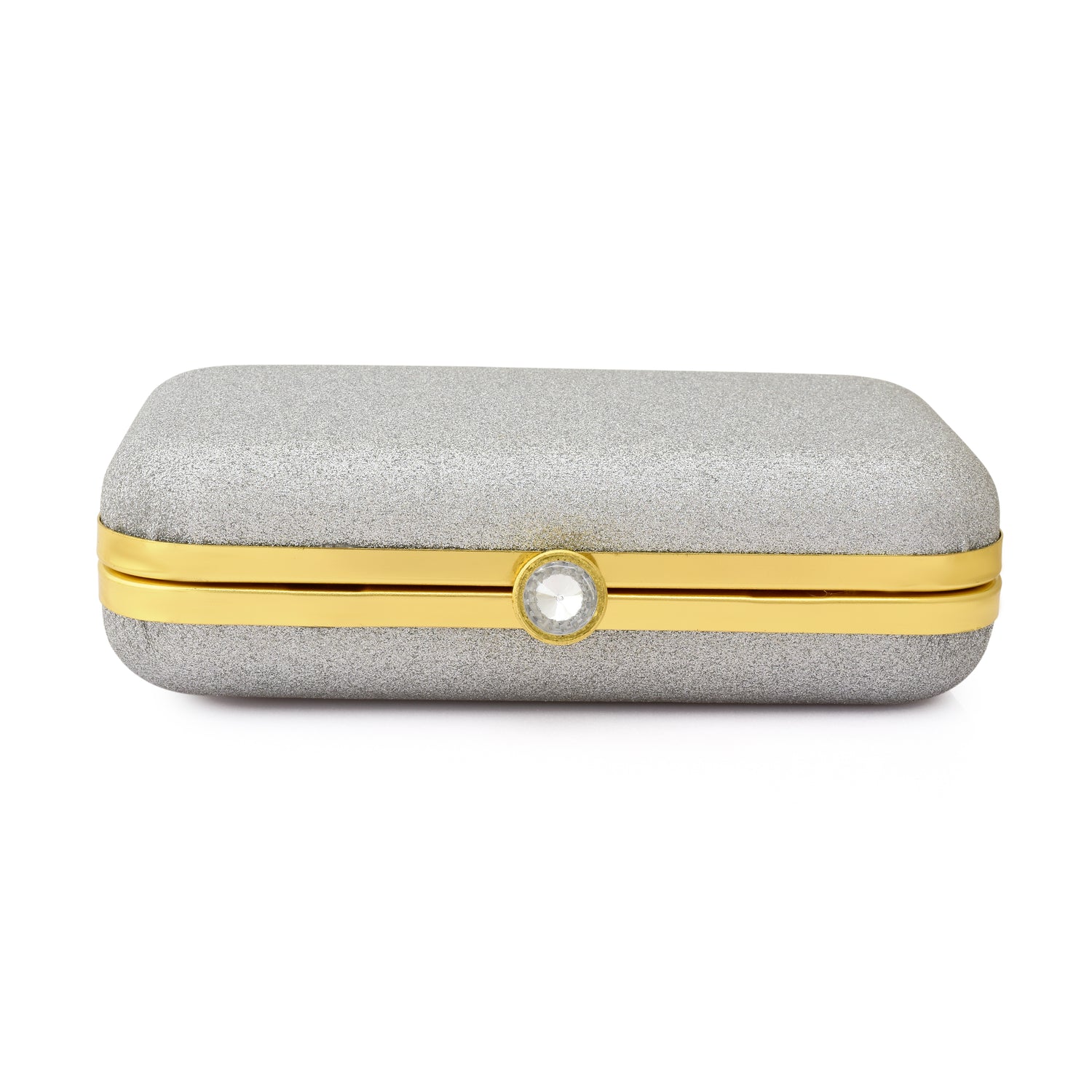 Formal Wedding Clutch Bag for Women Silver