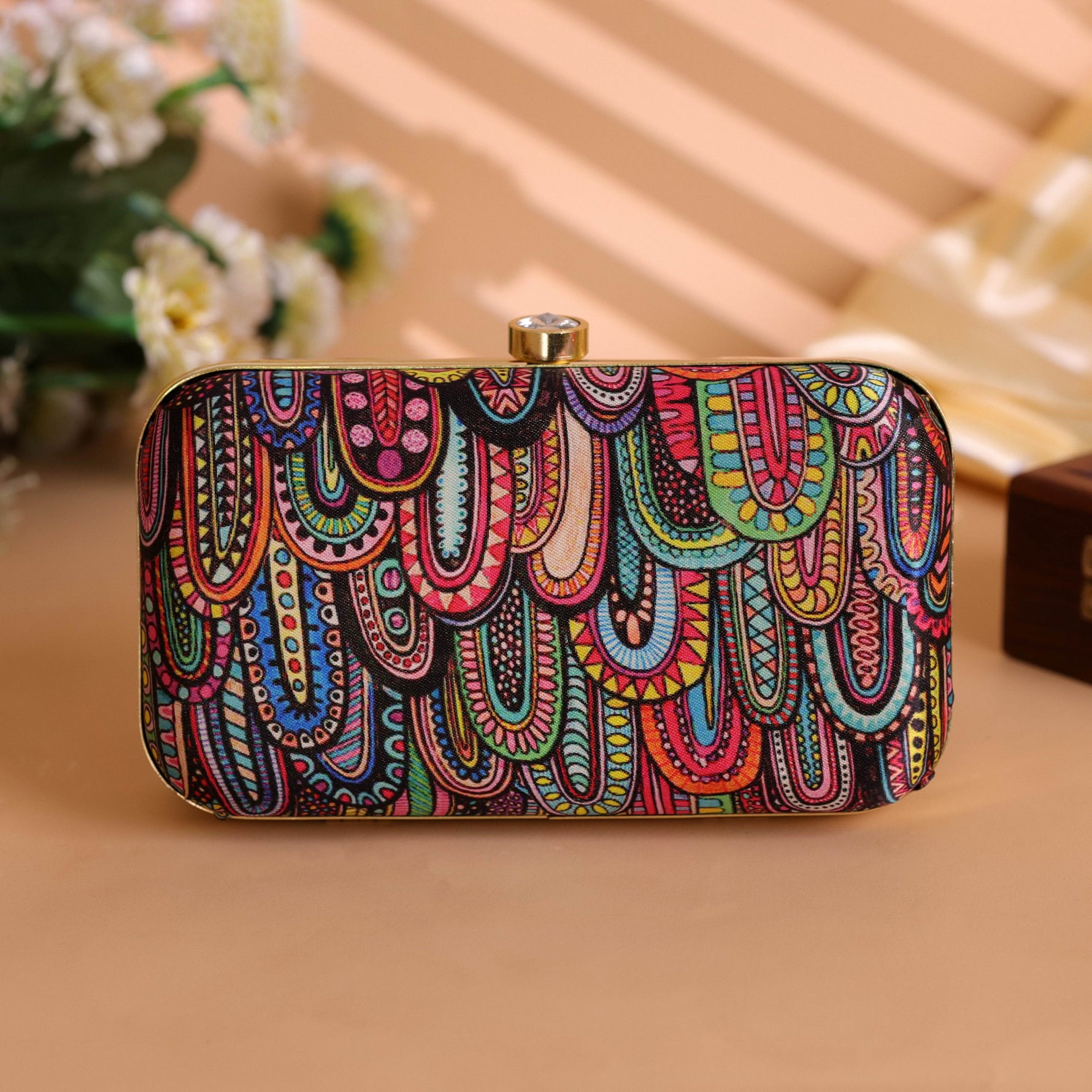 Feather Evening Bag Clutch for Women Wedding Party