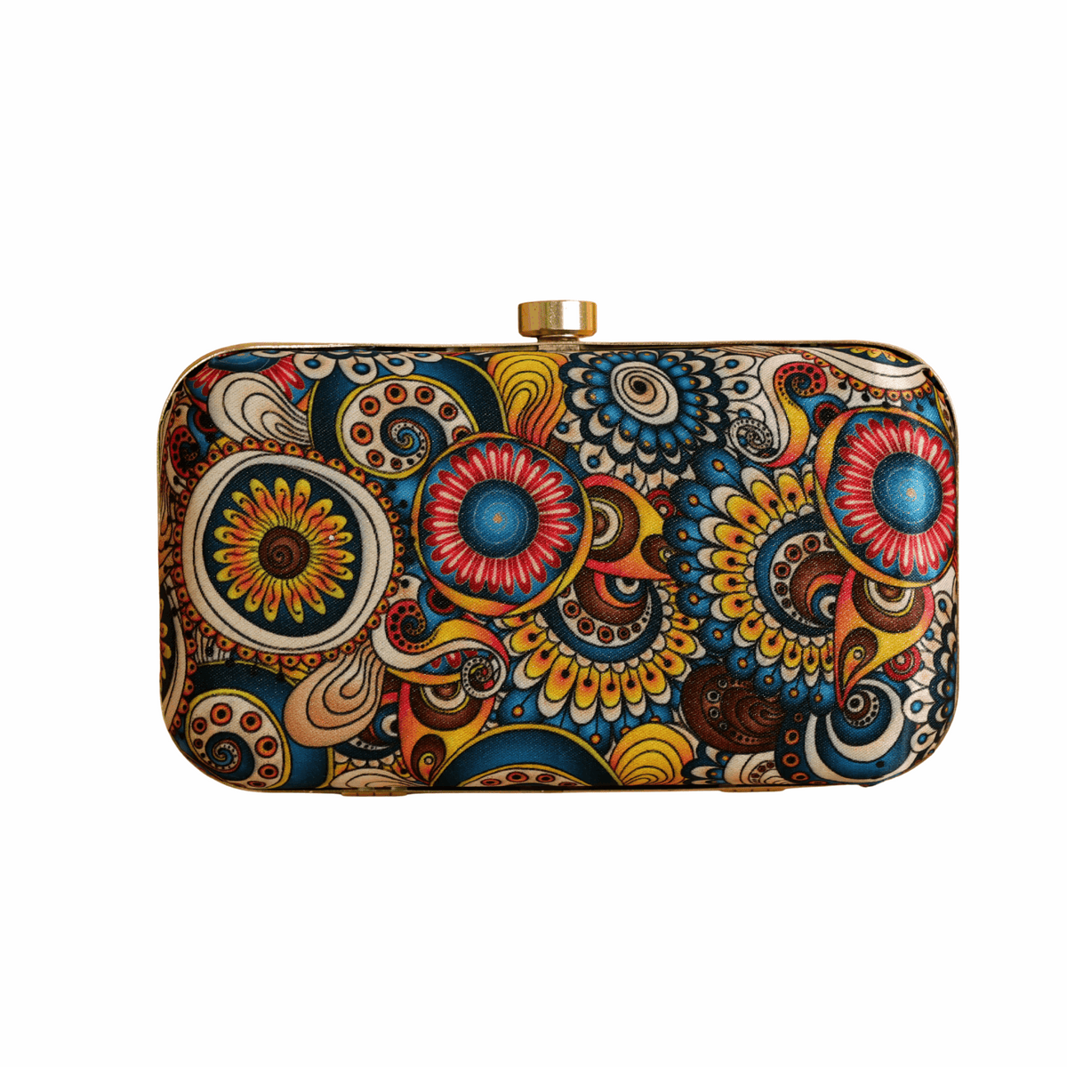 Peacock Pattern Wedding Clutch Bag for Women
