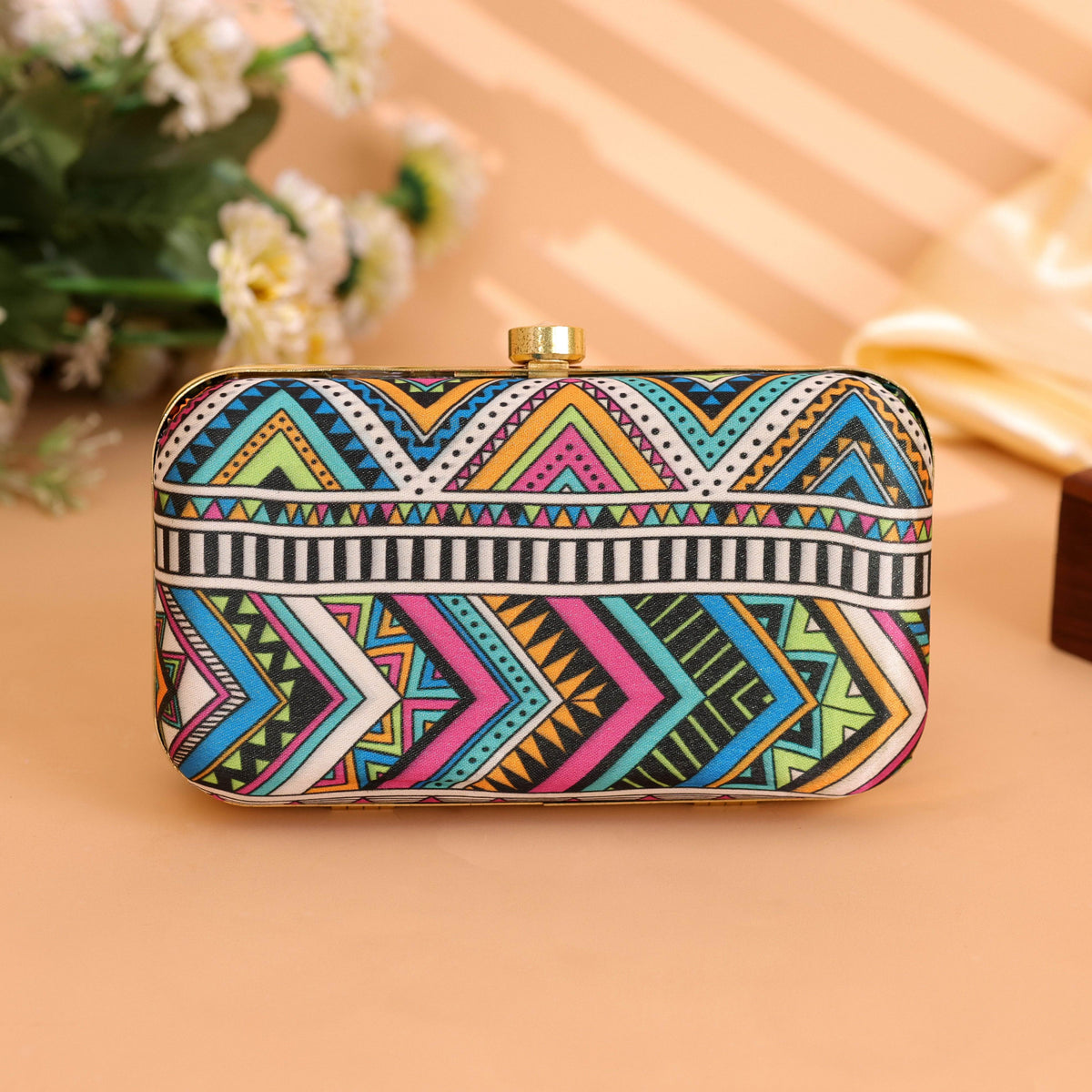 Zig Zag Party Clutch Bag for Women Evening