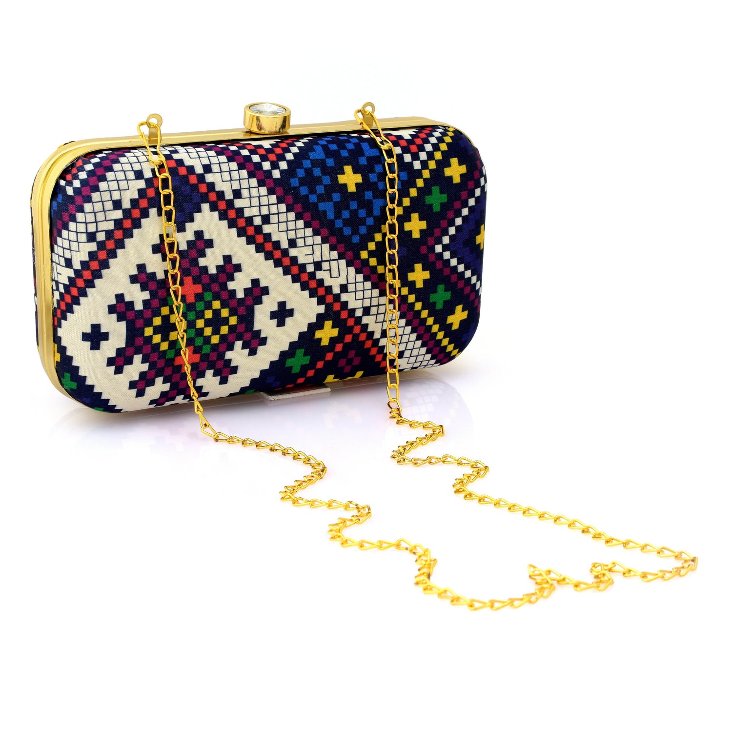 Bohemian Pattern Clutch Bag for Women Evening Party