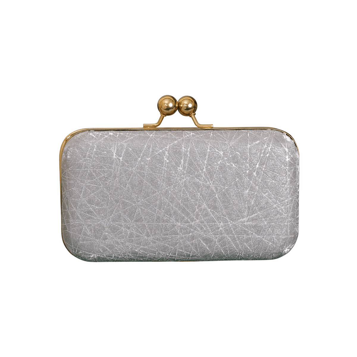Criss Cross Bohemian Clutch Bag for Women Gray