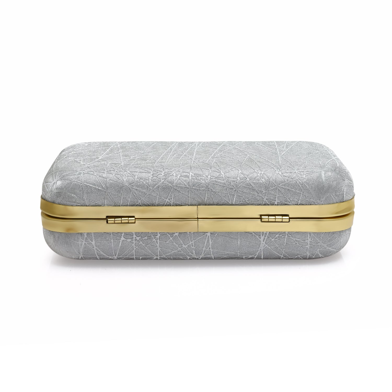 Criss Cross Bohemian Clutch Bag for Women Gray