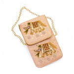 Phone Sling Bag for Women Handcrafted Velvet Pouch