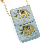Ethnic Mobile Pouch Bag Handmade Velvet Sling