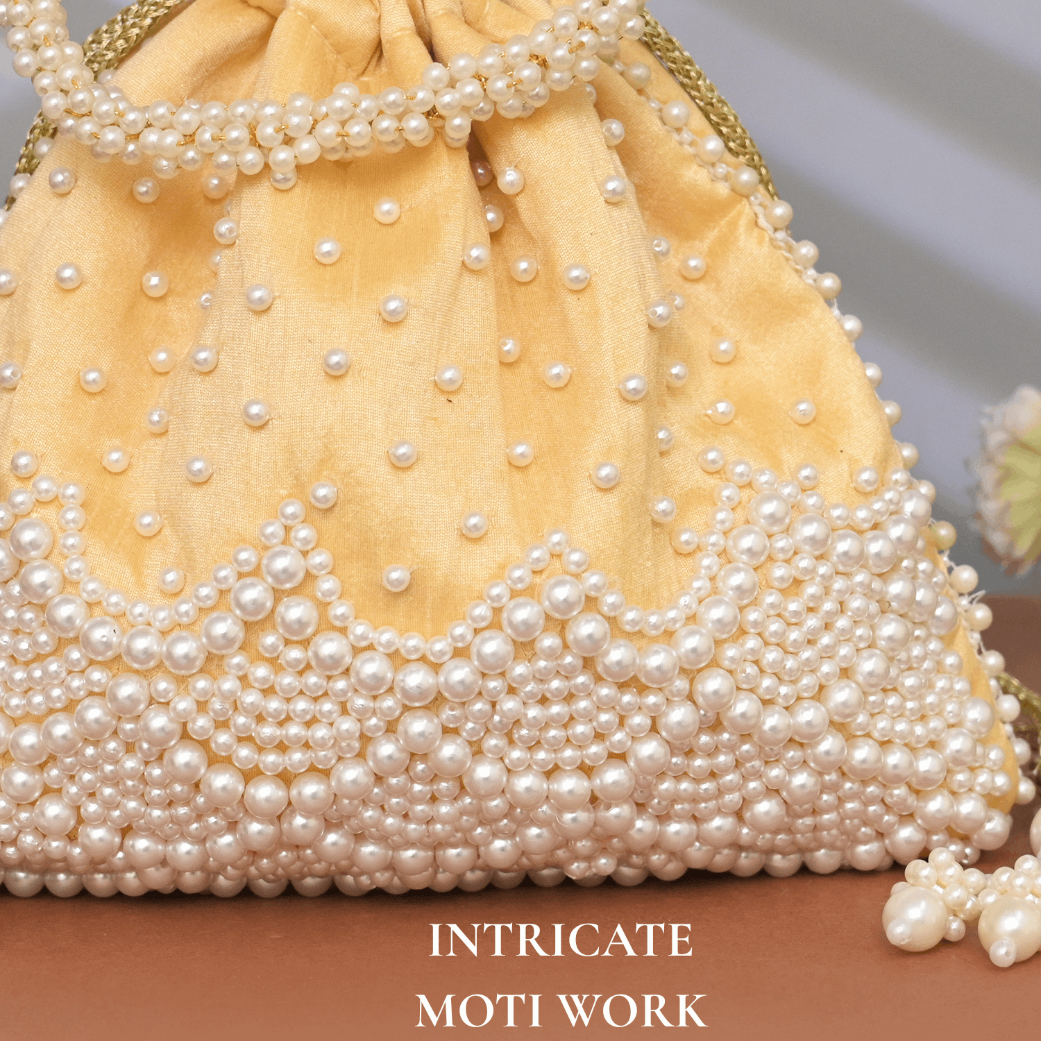 Potli Bag for Women Wedding Potli Bag Golden