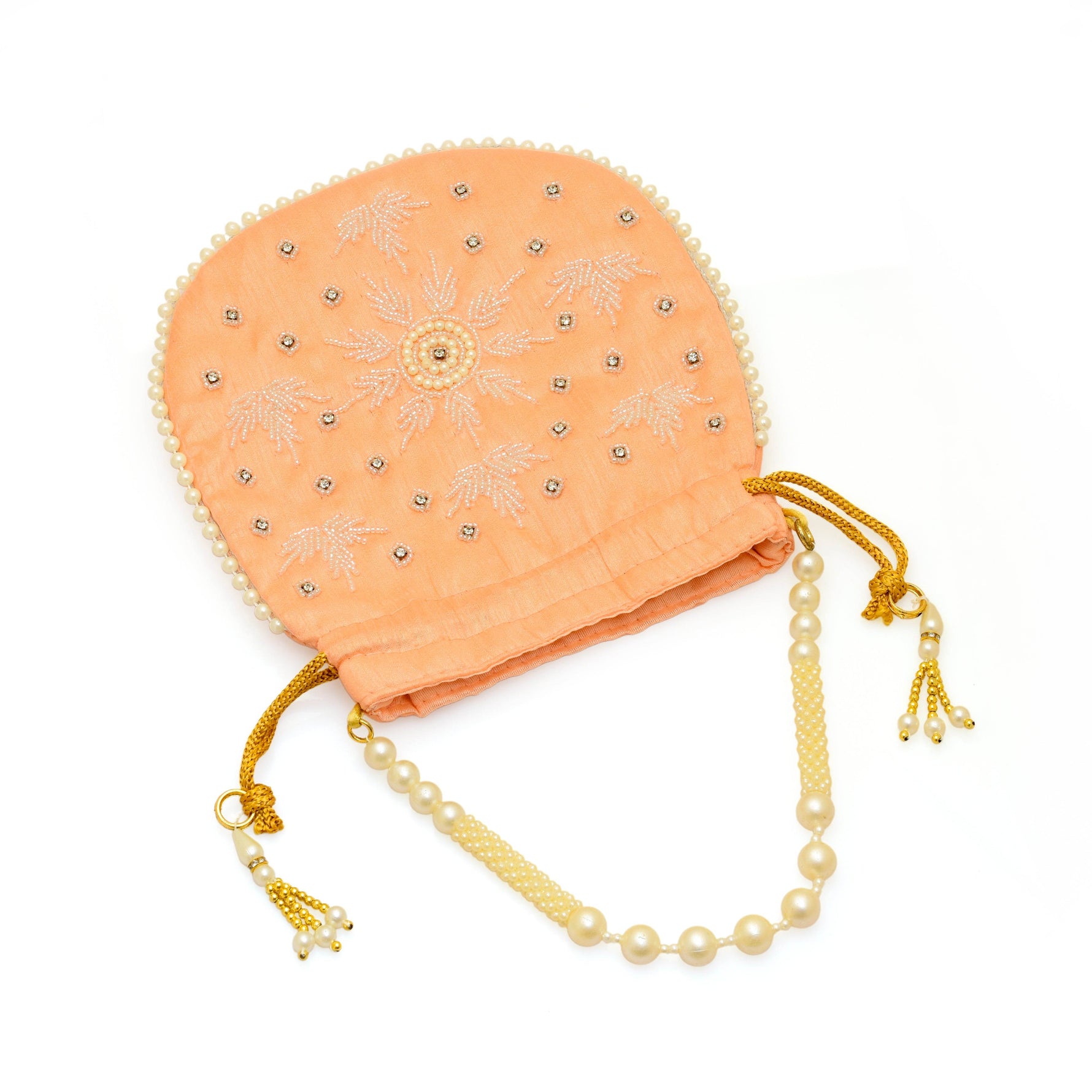 Potli Bag for Women Wedding Potli Bag Peach