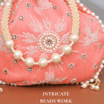 Potli Bag for Women Bridal Potli Handbag Pink