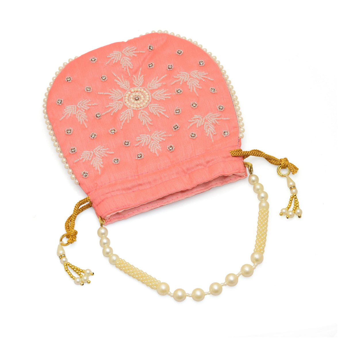 Potli Bag for Women Bridal Potli Handbag Pink
