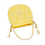 Potli Bag for Women Ethnic Potli Purse Yellow