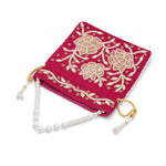 Potli Bag for Women Traditional Potli Bag Dark Pink