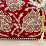 Potli Bag for Women Traditional Potli Bag Dark Pink