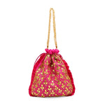 Potli Bag for Women Ethnic Wedding Potli Rani Pink