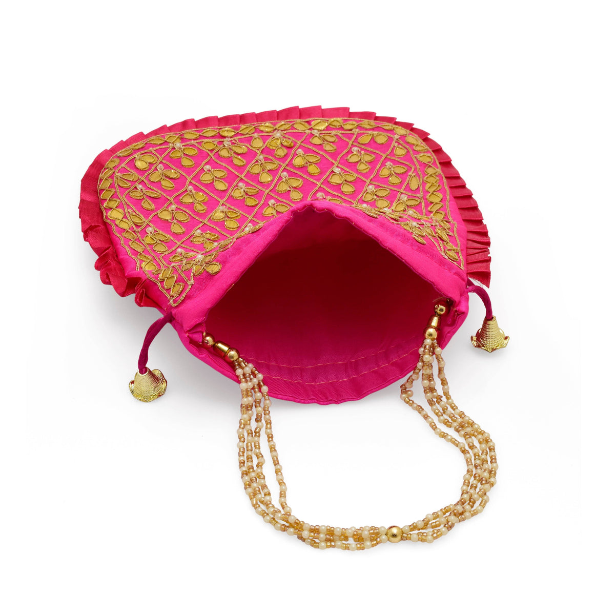 Potli Bag for Women Ethnic Wedding Potli Rani Pink